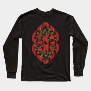 African Adinkra Mother Earth Symbol Long Sleeve T-Shirt